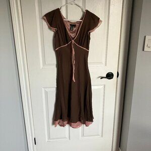 BCBGMaxAzria Silk Dress Size: 8